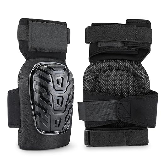 HOLULO Knee pads for men and women, construction knee pads for work, featuring upgraded adjustable extension straps and non-slip, durable, and comfortable foam gel knee pads. ﻿